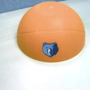 Half basketball with a bear logo.